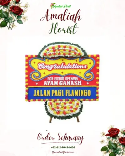 Bunga Papan Congratulation di Gunung Sahari Selatan